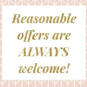 Reasonable Offers Welcomed